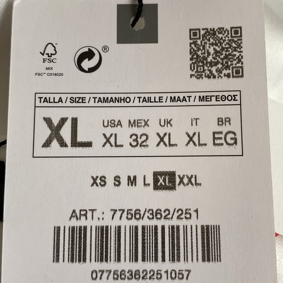 NWT. Zara Chain Strap Satin Effect Midi Dress. Size XL. - Picture 8 of 10